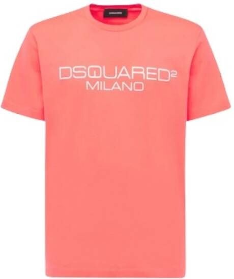 Dsquared2 T-shirts Roze Heren