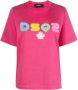 Dsquared2 T-Shirts Stijlvolle Collectie Roze Dames - Thumbnail 1