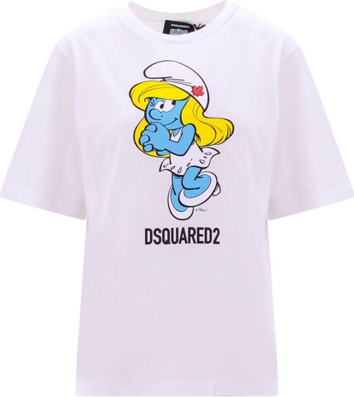 Dsquared2 T-Shirts Wit Dames