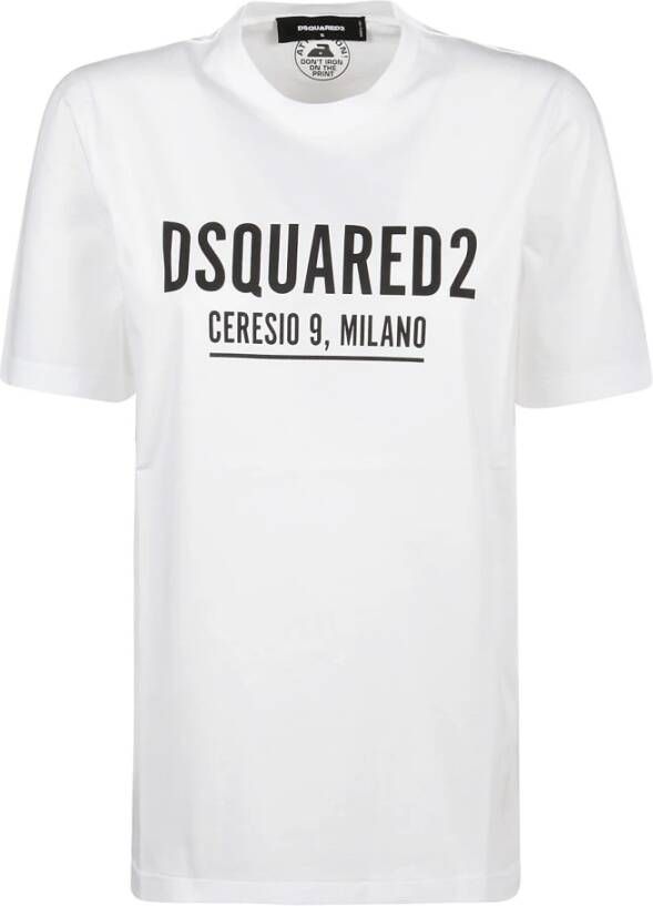 Dsquared2 T-Shirts Wit Dames