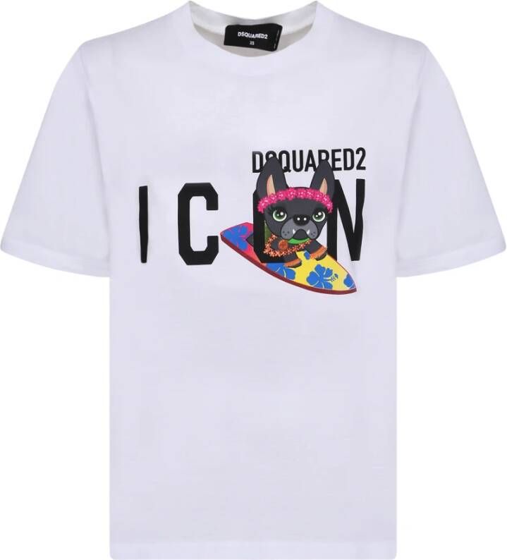 Dsquared2 T-Shirts Wit Dames