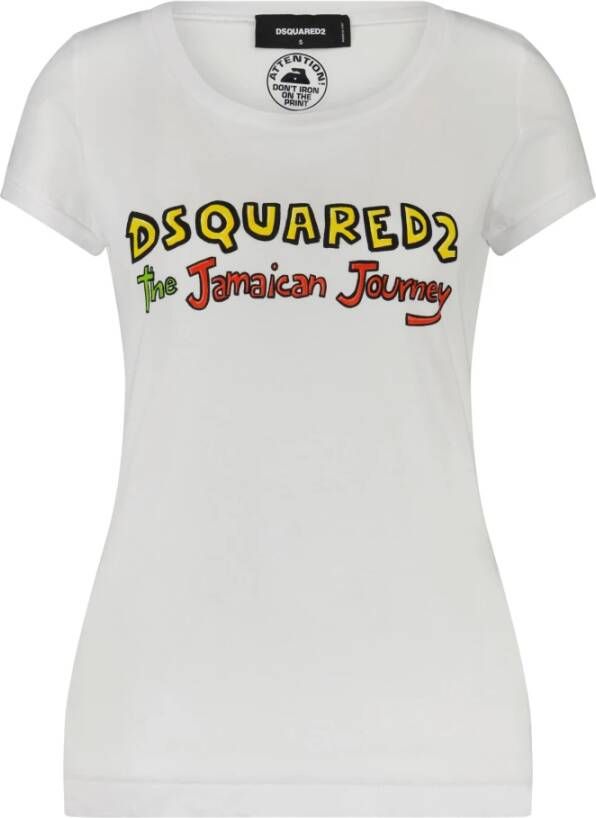 Dsquared2 T-shirt White Dames