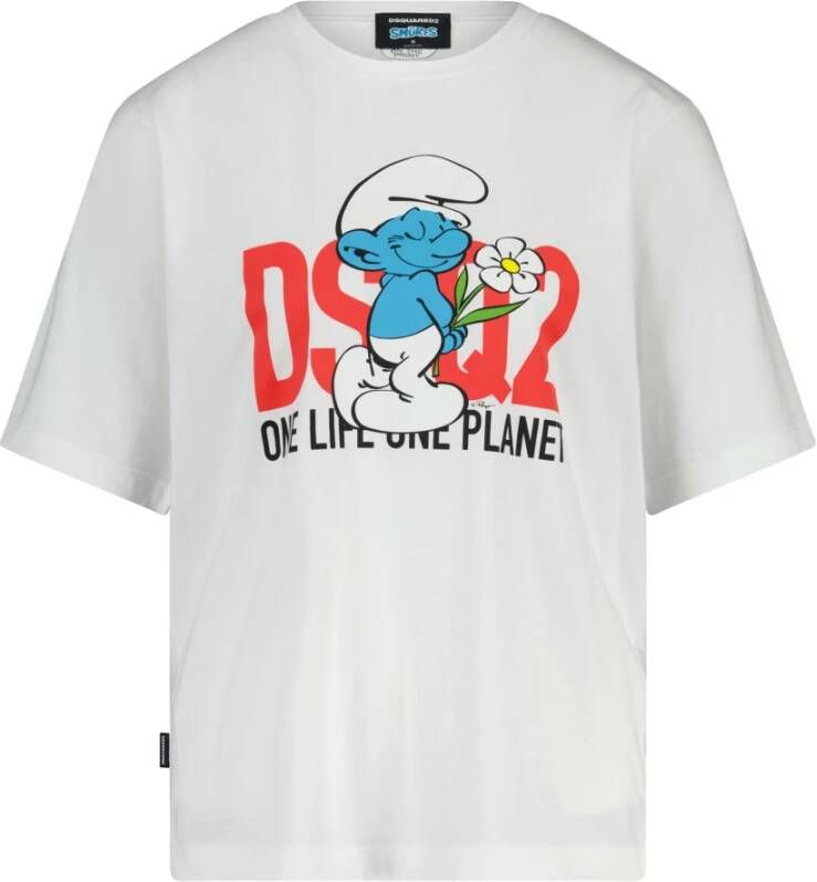 Dsquared2 T-Shirts Wit Heren