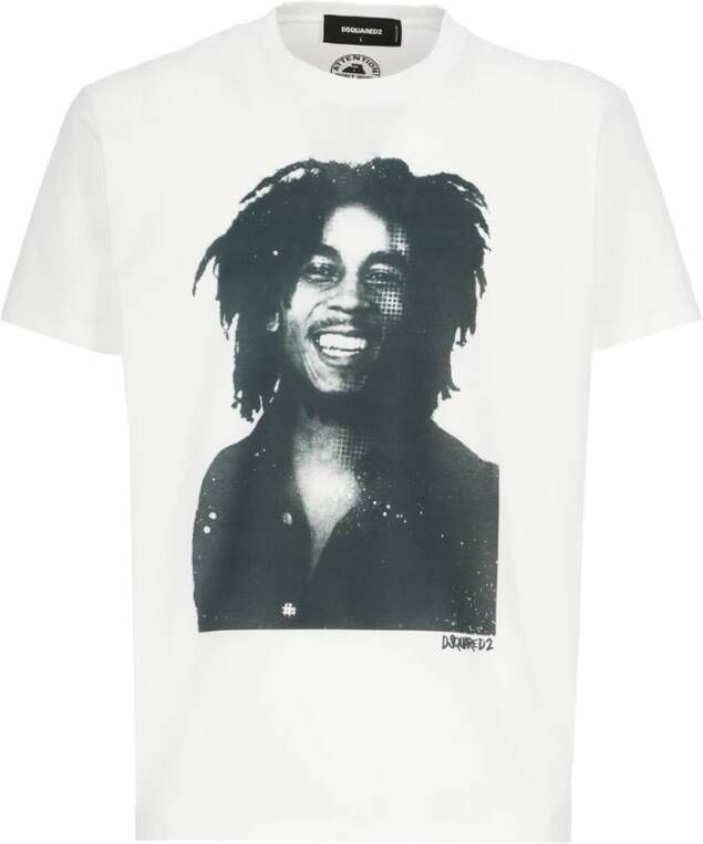 Dsquared2 T-Shirts Wit Heren