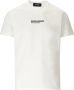 Dsquared2 Logo-Print Katoenen T-Shirt voor Heren White Heren - Thumbnail 1
