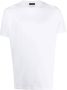 Dsquared2 Witte Katoenen T-shirt met Korte Mouwen en Logo White Heren - Thumbnail 1