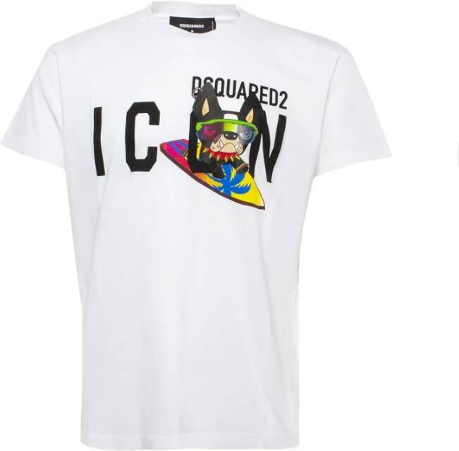 Dsquared2 T-Shirts Wit Heren