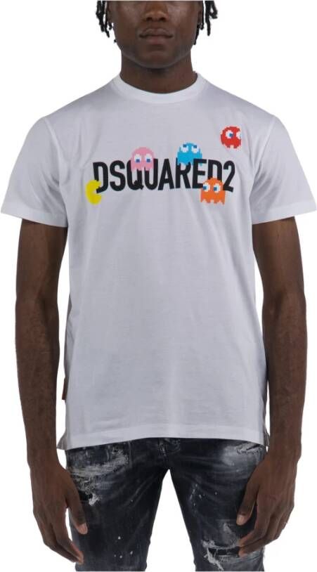 Dsquared2 Stijlvolle T-shirts voor mannen en vrouwen White Heren