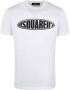 Dsquared2 Heren Katoenen T-Shirt Logo Print S74Gd1097 White Heren - Thumbnail 7