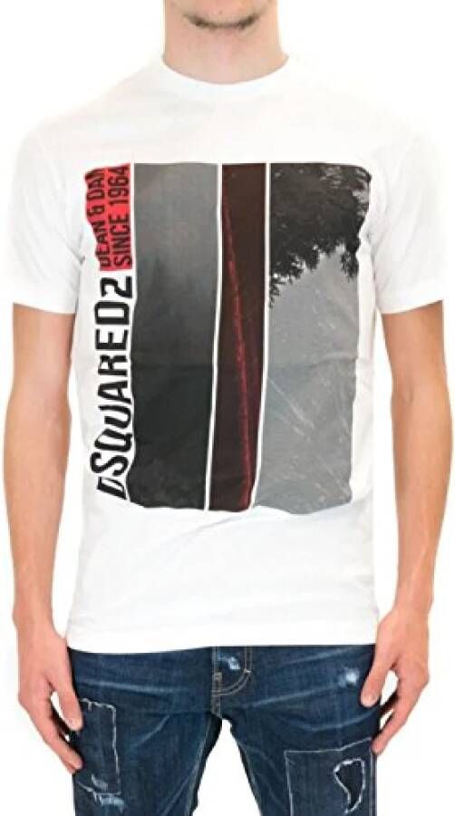Dsquared2 T-Shirts Wit Heren