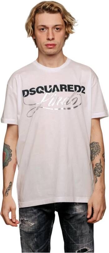 Dsquared2 T-Shirts Wit Heren