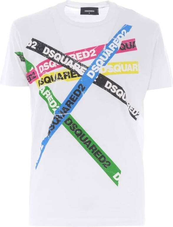 Dsquared2 T-Shirts Wit Heren