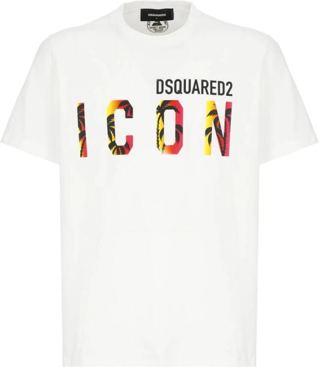 Dsquared2 T-Shirts Wit Heren