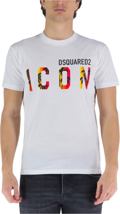 Dsquared2 T-Shirts Wit Heren