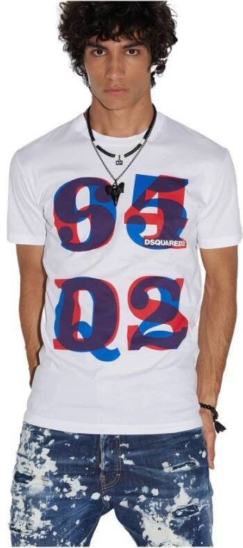 Dsquared2 T-Shirts Wit Heren