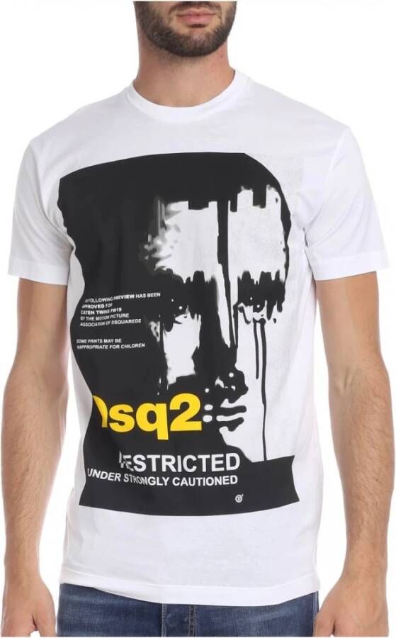 Dsquared2 T-Shirts Wit Heren
