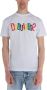 Dsquared2 Multicolor Logo Print T-Shirt Maat L Wit White Heren - Thumbnail 8