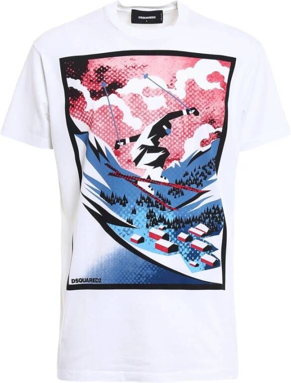 Dsquared2 T-Shirts Wit Heren