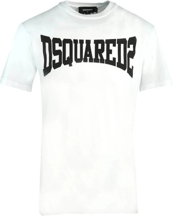 Dsquared2 Short Sleeve Shirts Wit Heren
