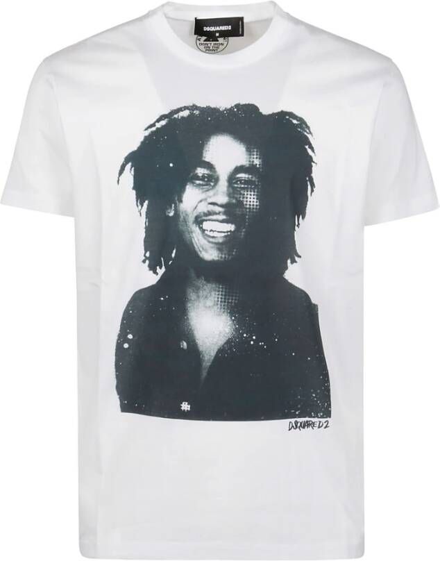 Dsquared2 T-Shirts Wit Heren
