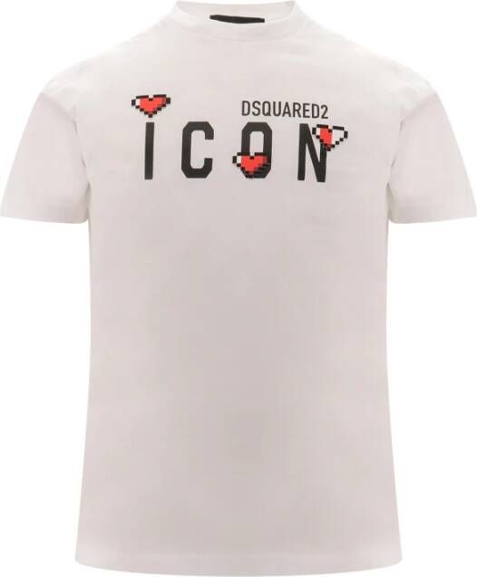 Dsquared2 T-Shirts Wit Heren