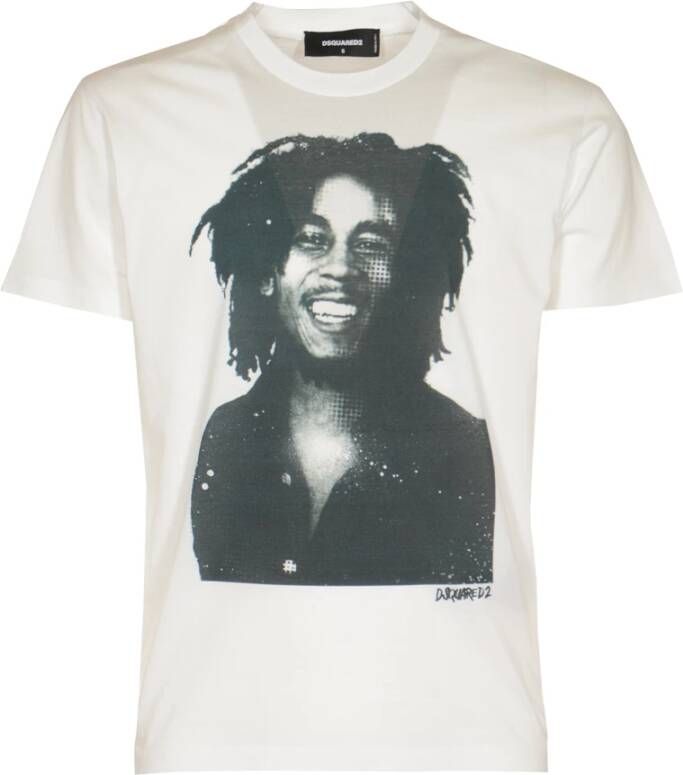 Dsquared2 Cool Fit Witte T-shirts en Polos Wit Heren