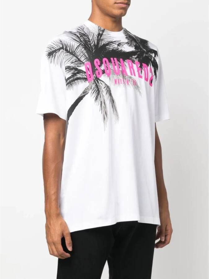 Dsquared2 T-Shirts Wit Heren