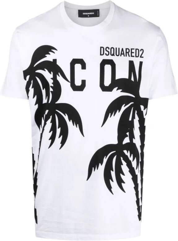 Dsquared2 T-Shirts Wit Heren