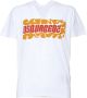 Dsquared2 Witte T-shirts en Polos met D2 Surf Fire Design White Heren - Thumbnail 1