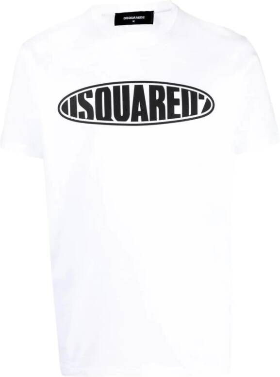 Dsquared2 Korte Mouw T-shirt White Heren