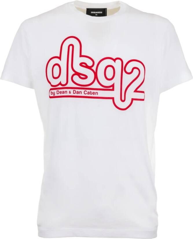 Dsquared2 T-Shirts Wit Heren