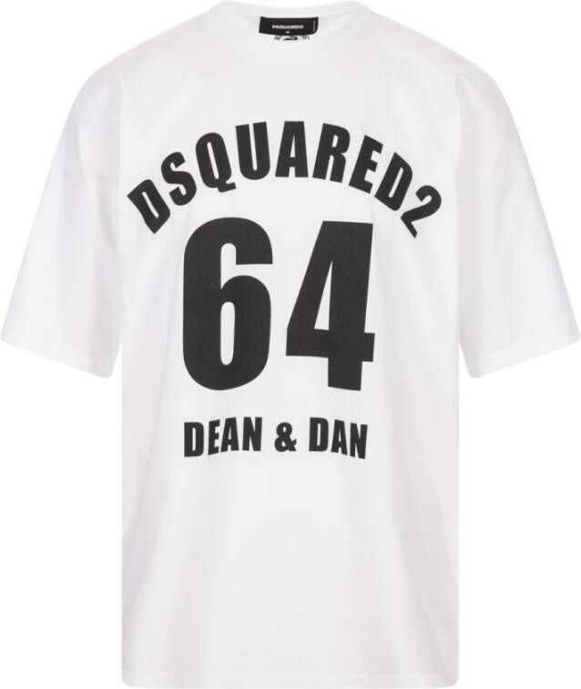 Dsquared2 T-Shirts Wit Heren