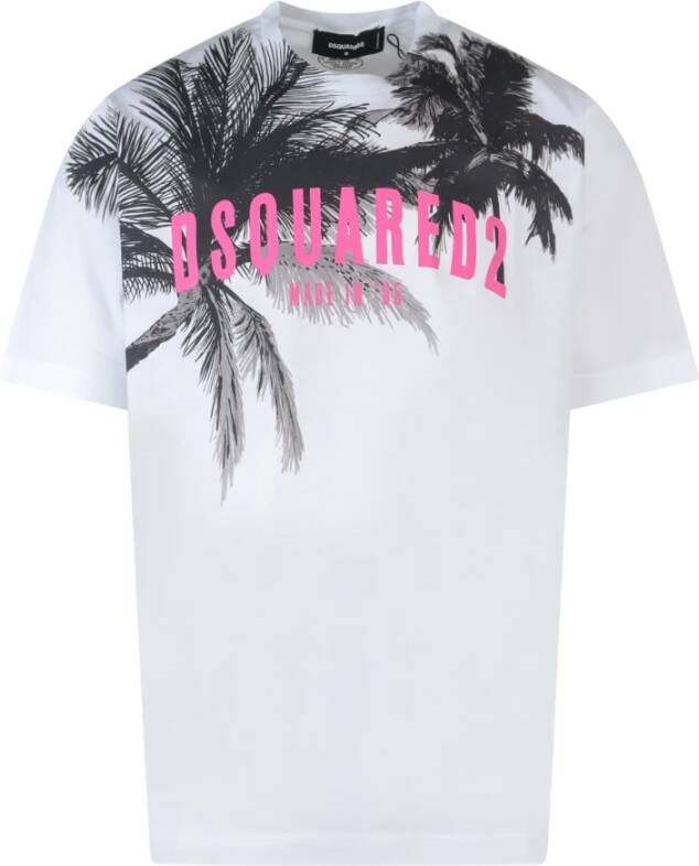 Dsquared2 T-Shirts Wit Heren