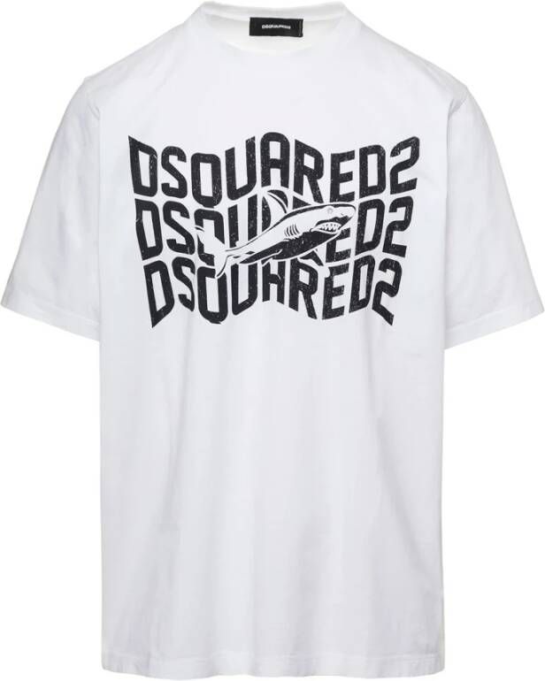Dsquared2 T-Shirts Wit Heren