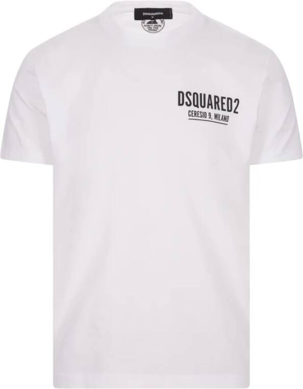 Dsquared2 Witte T-shirts en Polos White Heren