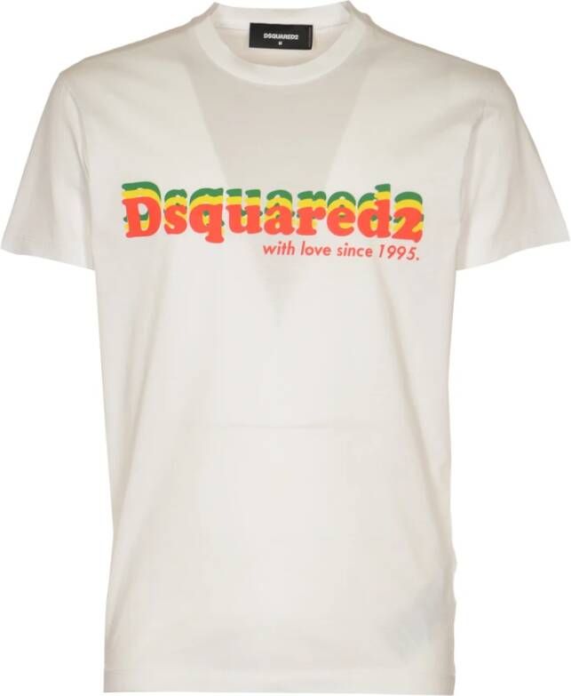 Dsquared2 T-Shirts Wit Heren