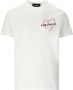 Dsquared2 Cool Fit T-Shirt met Branded Motif White Heren - Thumbnail 4