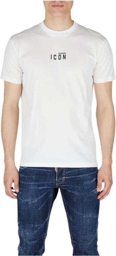 Dsquared2 T-Shirts Wit Heren