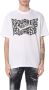 Dsquared2 Witte T-shirt met Haai en Logo Print White Heren - Thumbnail 6