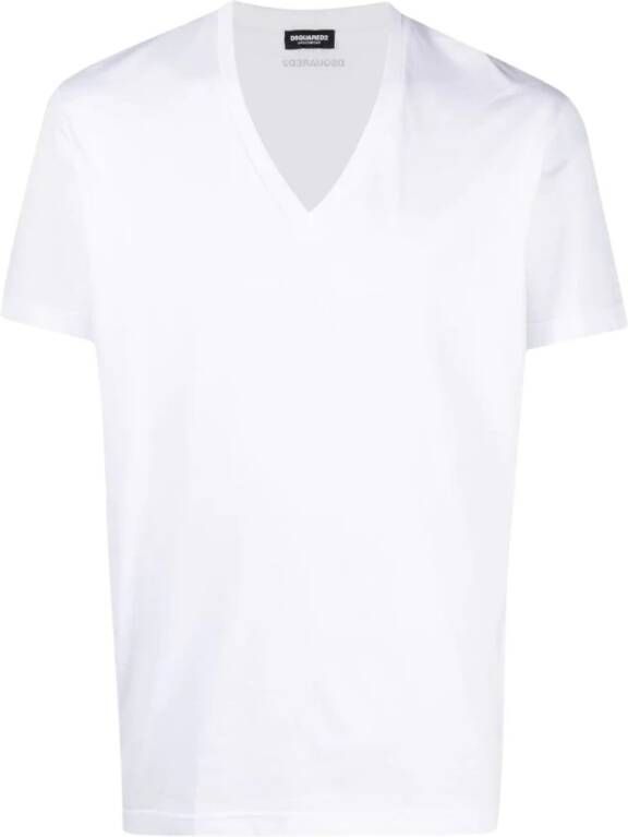 Dsquared2 T-shirts Wit Heren