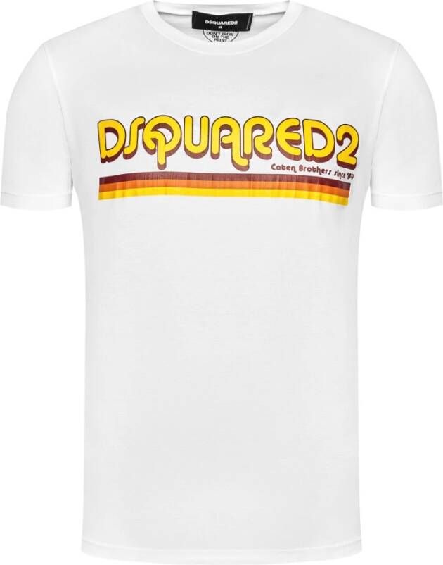 Dsquared2 Upgrade je casual garderobe met opvallende prints White Heren
