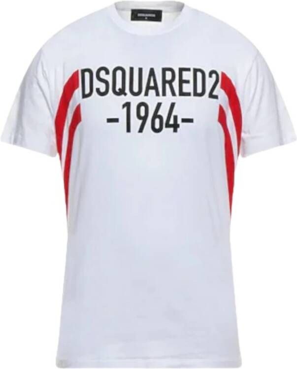 Dsquared2 T-shirt with printing Wit Heren