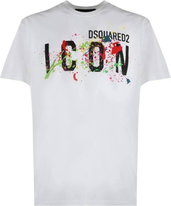 Dsquared Sweater T-Shirt Icon Homme blanc