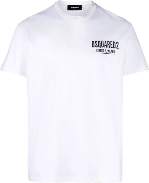 Dsquared2 T-shirts Wit Heren