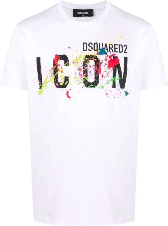 Dsquared Sweater T-Shirt Icon Homme blanc