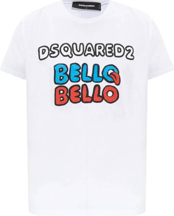 Dsquared2 T-shirts Wit Heren