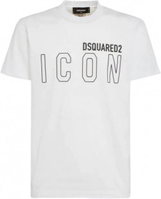 Dsquared2 Upgrade je casual garderobe met deze T-shirt Wit Heren