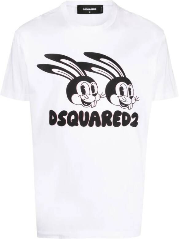 Dsquared2 T-Shirts Wit Heren