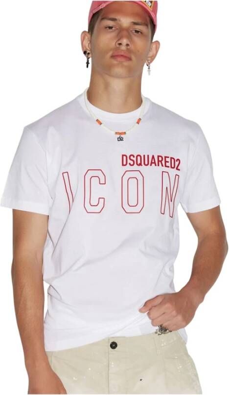 Dsquared2 T-Shirts Wit Heren