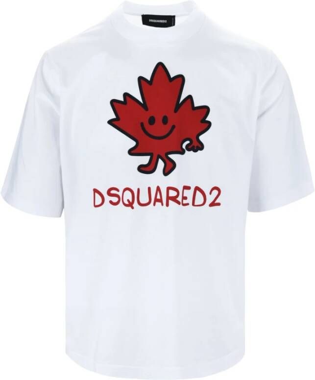 Dsquared2 T-Shirts Wit Heren